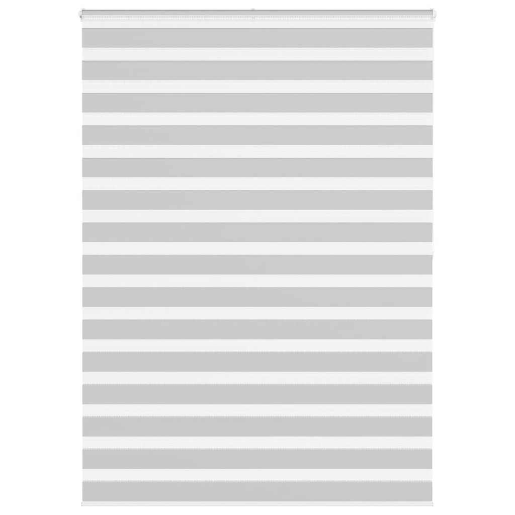 Vidaxl Zebra Roller Blind 160x200 cm Stoffbreite 155,9 cm hellgrau