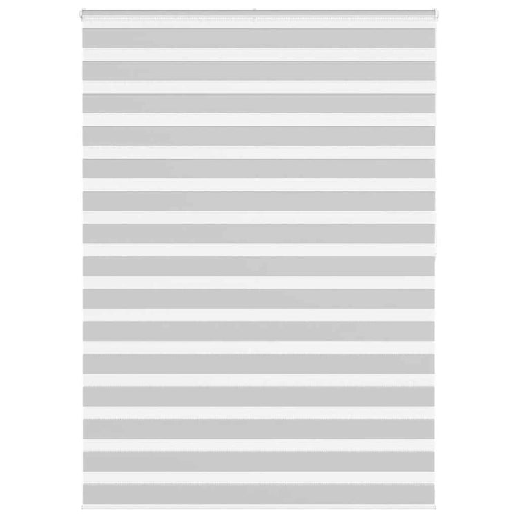 Vidaxl Zebra Roller Blind 160x200 cm Stoffbreite 155,9 cm hellgrau