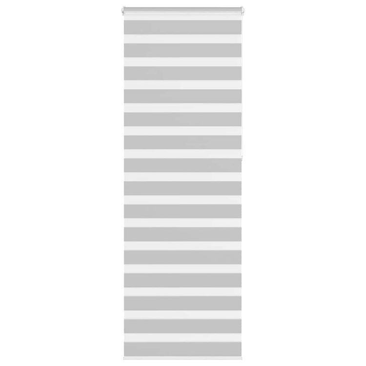 Vidaxl Zebra Roller Blind 70x230 cm Stoffbreite 65,9 cm hellgrau