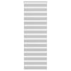 Vidaxl Zebra Roller Blind 85x230 cm Stoffbreite 80,9 cm hellgrau