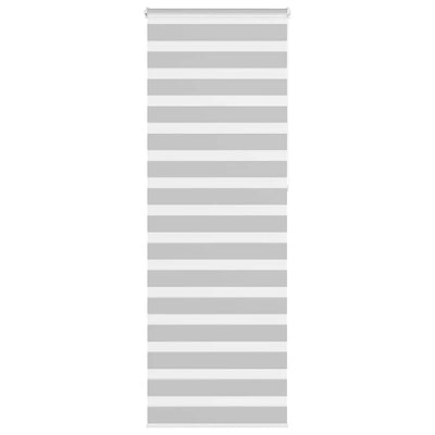 Vidaxl Zebra Roller Blind 90x230 cm Stoffbreite 85,9 cm hellgrau