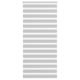 Vidaxl Zebra Roller Blind 95x230 cm Stoffbreite 90,9 cm hellgrau