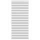 Vidaxl Zebra Roller Blind 110x230 cm Stoffbreite 105,9 cm hellgrau