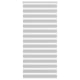 Vidaxl Zebra Roller Blind 115x230 cm Stoffbreite 110,9 cm hellgrau
