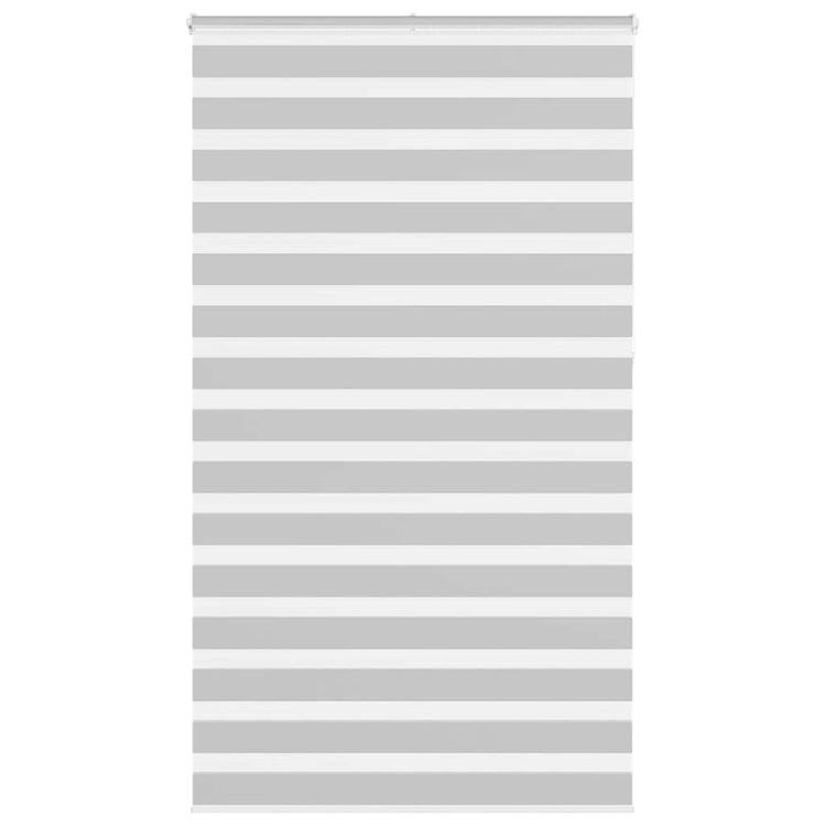 Vidaxl Zebra Roller Blind 120x230 cm Stoffbreite 115,9 cm hellgrau