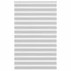 Vidaxl Zebra Roller Blind 140x230 cm Stoffbreite 135,9 cm hellgrau