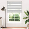 Vidaxl Zebra Roller Blind 140x230 cm Stoffbreite 135,9 cm hellgrau