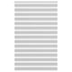 Vidaxl Zebra Roller Blind 145x230 cm Stoffbreite 140,9 cm hellgrau