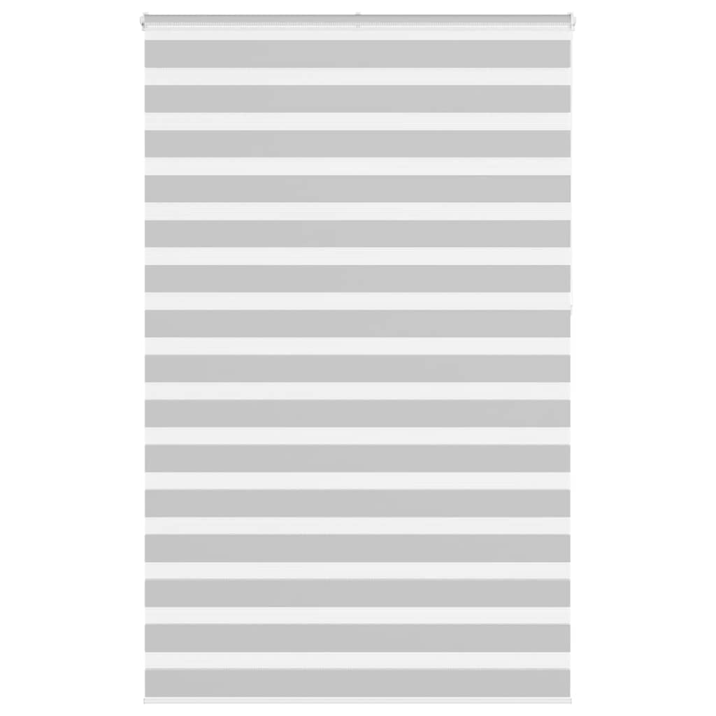 Vidaxl Zebra Roller Blind 150x230 cm Stoffbreite 145,9 cm hellgrau
