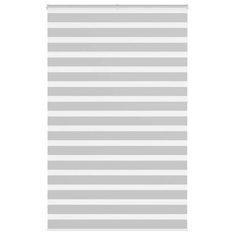 Vidaxl Zebra Roller Blind 150x230 cm Stoffbreite 145,9 cm hellgrau