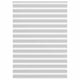 Vidaxl Zebra Roller Blind 155x230 cm Stoffbreite 150,9 cm hellgrau
