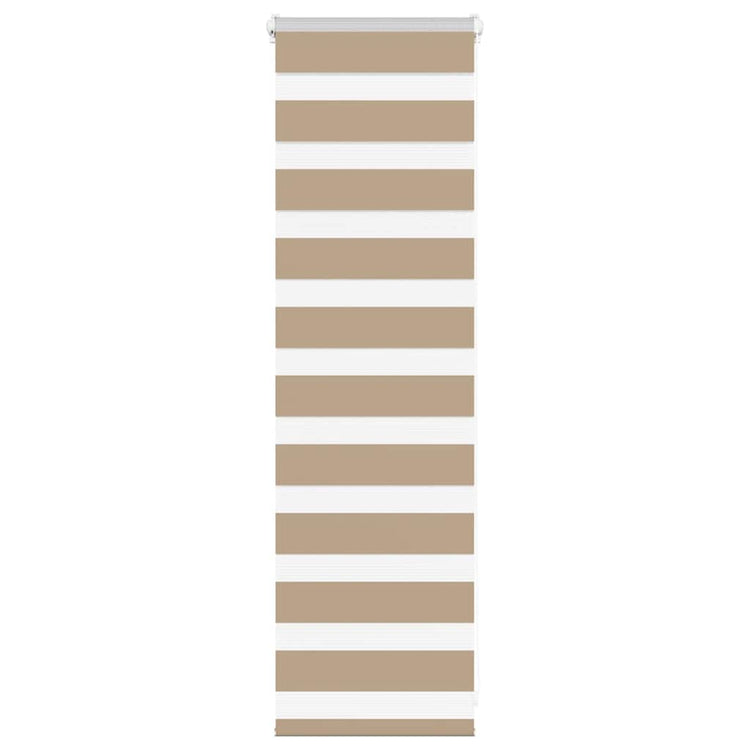 Vidaxl Zebrajalind 40x100 cm Stoffbreite 35,9 cm Polyester Sandbraun