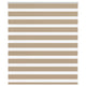 VidaXL Zebrarollo 120x100 cm Stoffbreite 115,9 cm Polyester Sandbraun