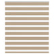 VidaXL Zebrarollo 125x100 cm Stoffbreite 120,9 cm Polyester Sandbraun