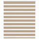 VidaXL Zebrarollo 135x100 cm Stoffbreite 130,9 cm Polyester Sandbraun