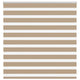 VidaXL Zebrarollo 145x100 cm Stoffbreite 140,9 cm Polyester Sandbraun