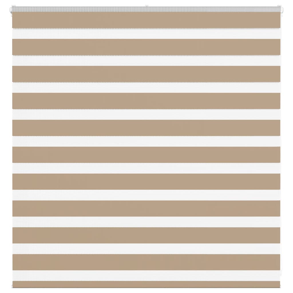 VidaXL Zebrarollo 150x100 cm Stoffbreite 145,9 cm Polyester Sandbraun