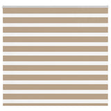 VidaXL Zebrarollo 155x100 cm Stoffbreite 150,9 cm Polyester Sandbraun - afbeelding 2