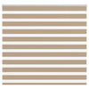 VidaXL Zebrarollo 155x100 cm Stoffbreite 150,9 cm Polyester Sandbraun