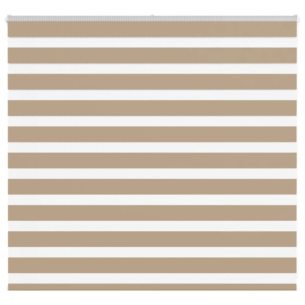 VidaXL Zebrarollo 155x100 cm Stoffbreite 150,9 cm Polyester Sandbraun