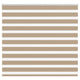 VidaXL Zebrarollo 155x100 cm Stoffbreite 150,9 cm Polyester Sandbraun