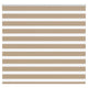 VidaXL Zebrarollo 160x100 cm Stoffbreite 155,9 cm Polyester Sandbraun