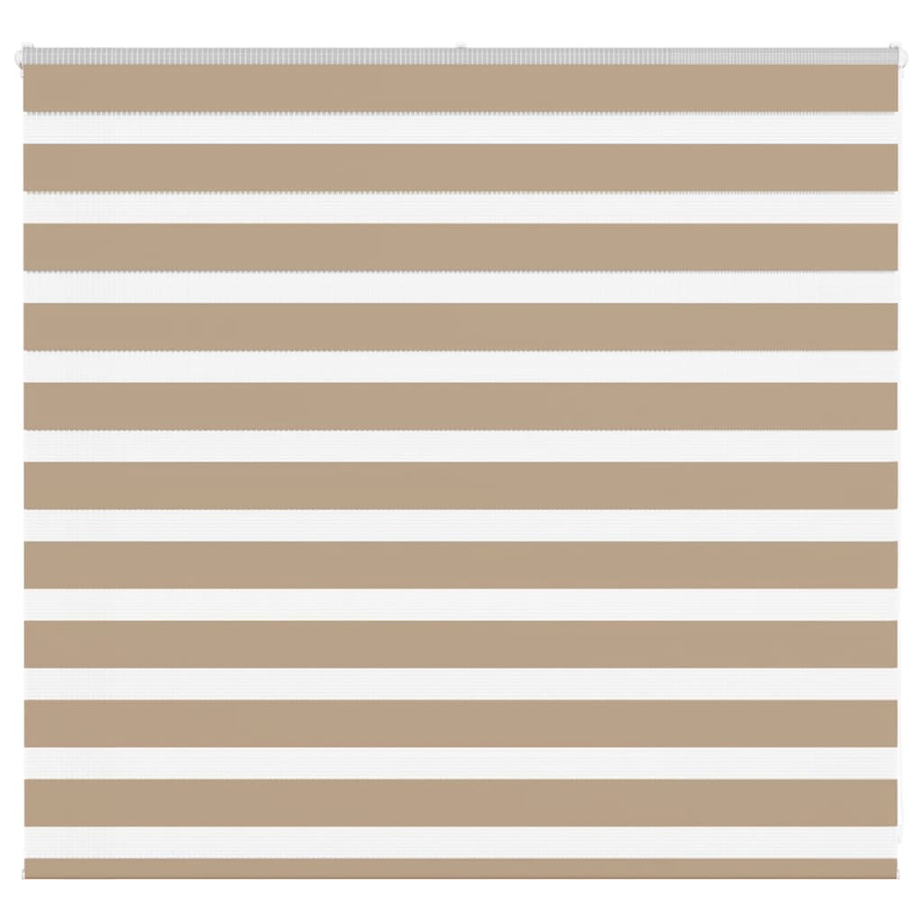 VidaXL Zebrarollo 165x100 cm Stoffbreite 160,9 cm Polyester Sandbraun