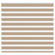 VidaXL Zebrarollo 165x100 cm Stoffbreite 160,9 cm Polyester Sandbraun