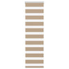 Vidaxl Zebra Blind 45x150 cm Staubbreite 40,9 cm Polyester Sandbraun