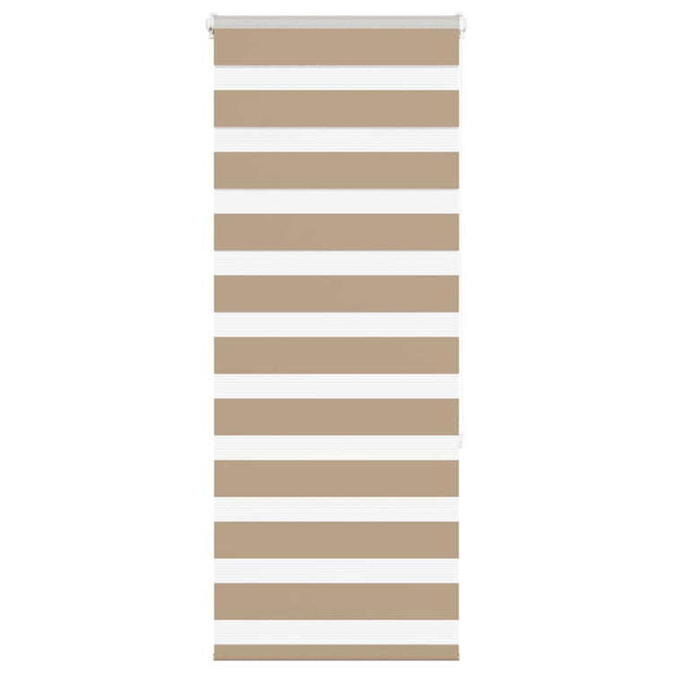 Vidaxl Zebra Blind 55x150 cm Staubbreite 50,9 cm Polyester Sandbraun