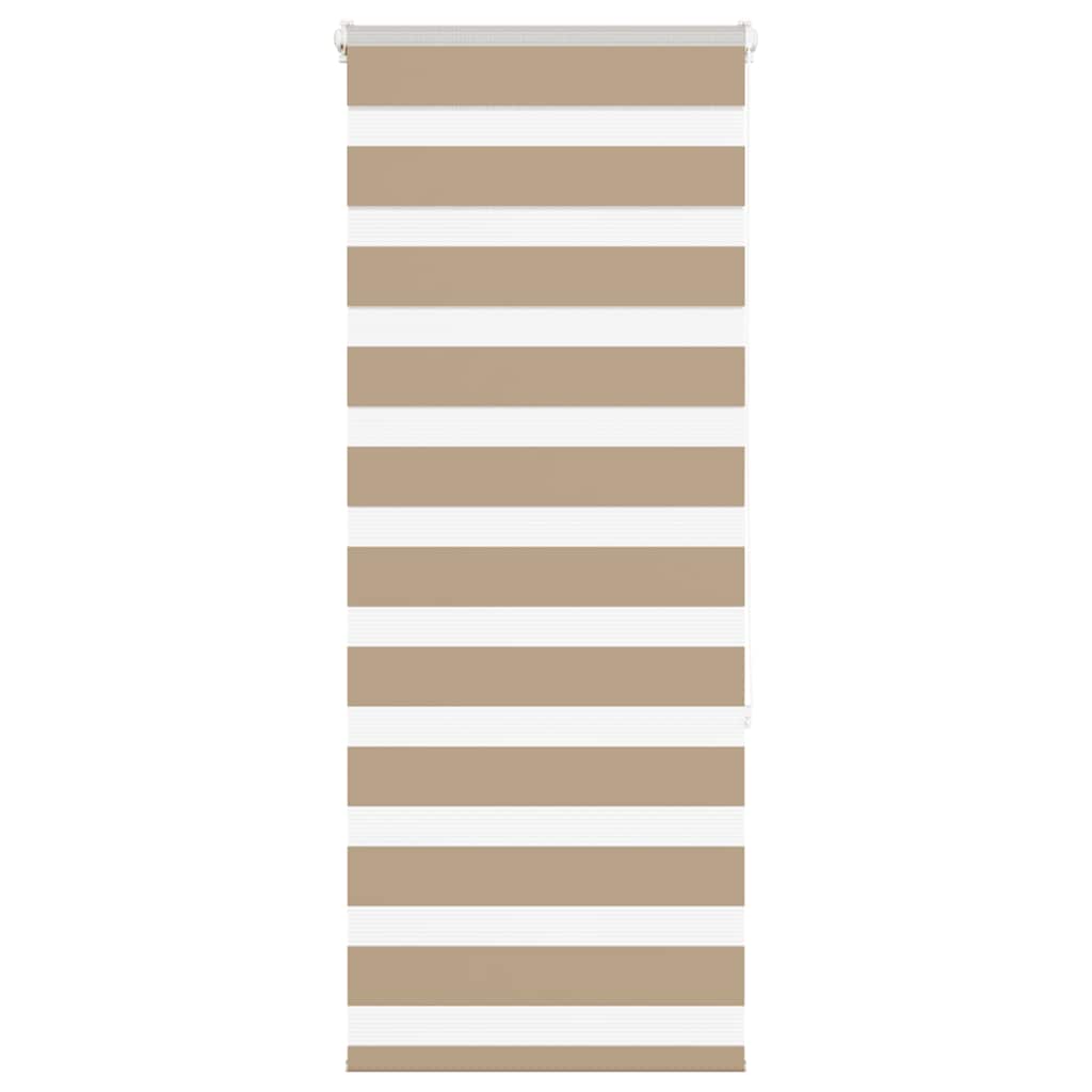 Vidaxl Zebra Blind 60x150 cm Staubbreite 55,9 cm Polyester Sandbraun