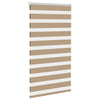 VidaXL Zebrarollo 85x150 cm Stoffbreite 80,9 cm Polyester Sandbraun