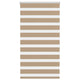 VidaXL Zebrarollo 90x150 cm Stoffbreite 85,9 cm Polyester Sandbraun