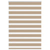 VidaXL Zebrarollo 115x150 cm Stoffbreite 110,9 cm Polyester Sandbraun