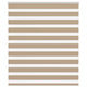 VidaXL Zebrarollo 120x150 cm Stoffbreite 115,9 cm Polyester Sandbraun