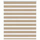 VidaXL Zebrarollo 125x150 cm Stoffbreite 120,9 cm Polyester Sandbraun