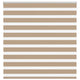 VidaXL Zebrarollo 140x150 cm Stoffbreite 135,9 cm Polyester Sandbraun