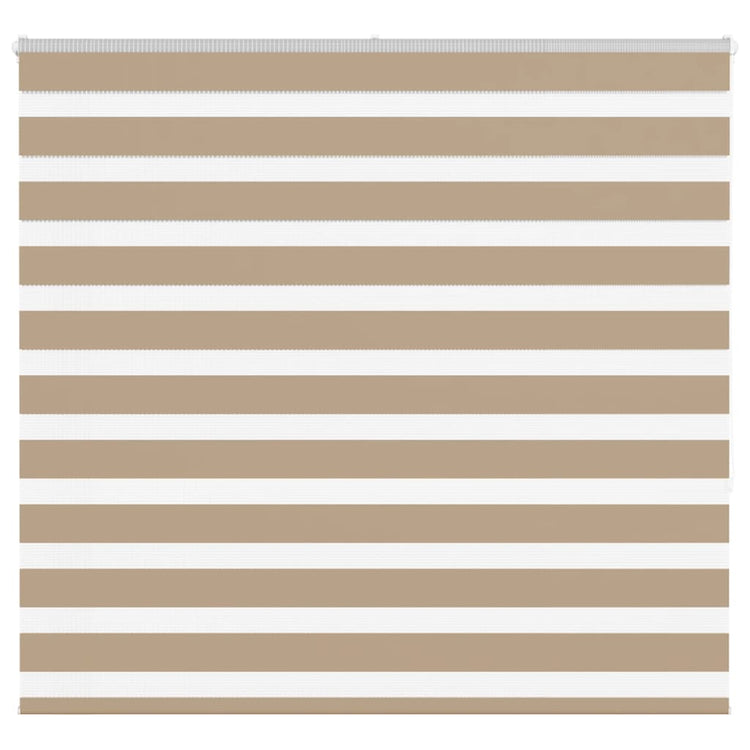 Vidaxl Zebra Blind 160x150 cm Staubbreite 155,9 cm Polyester Sandbraun
