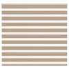 VidaXL Zebrarollo 165x150 cm Stoffbreite 160,9 cm Polyester Sandbraun