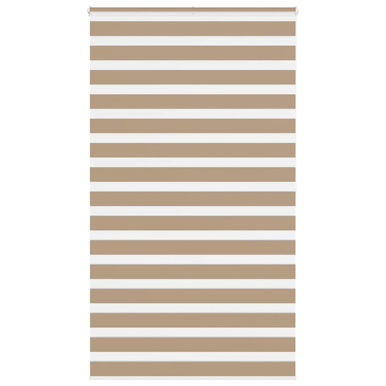 VidaXL Zebrarollo 120x200 cm Stoffbreite 115,9 cm Polyester Sandbraun