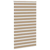 VidaXL Zebrarollo 120x200 cm Stoffbreite 115,9 cm Polyester Sandbraun