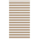 VidaXL Zebrarollo 130x200 cm Stoffbreite 125,9 cm Polyester Sandbraun