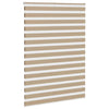 VidaXL Zebrarollo 155x200 cm Stoffbreite 150,9 cm Polyester Sandbraun