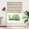 VidaXL Zebrarollo 165x200 cm Stoffbreite 160,9 cm Polyester Sandbraun