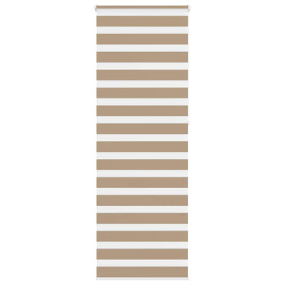 VidaXL Zebrarollo 70x230 cm Stoffbreite 65,9 cm Polyester Sandbraun
