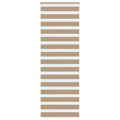 VidaXL Zebrarollo 90x230 cm Stoffbreite 85,9 cm Polyester Sandbraun