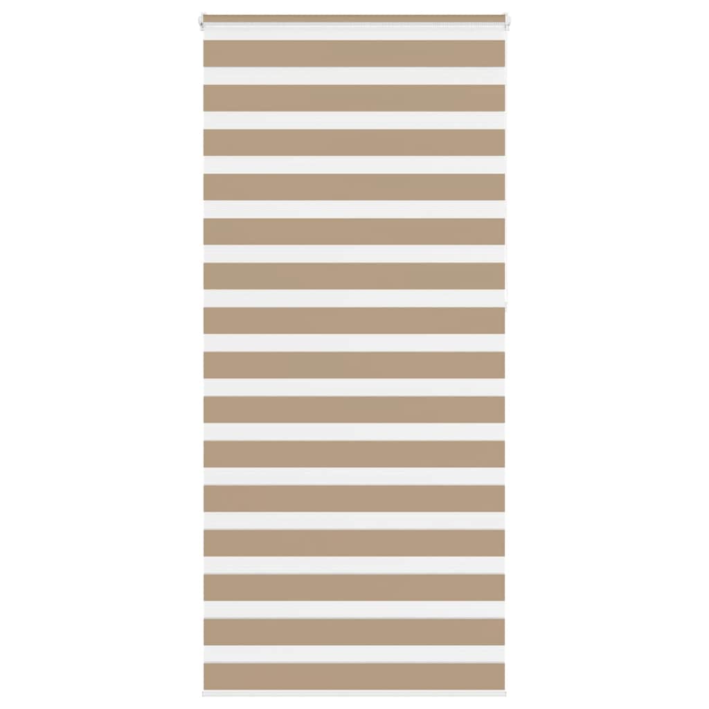 VidaXL Zebrarollo 95x230 cm Stoffbreite 90,9 cm Polyester Sandbraun