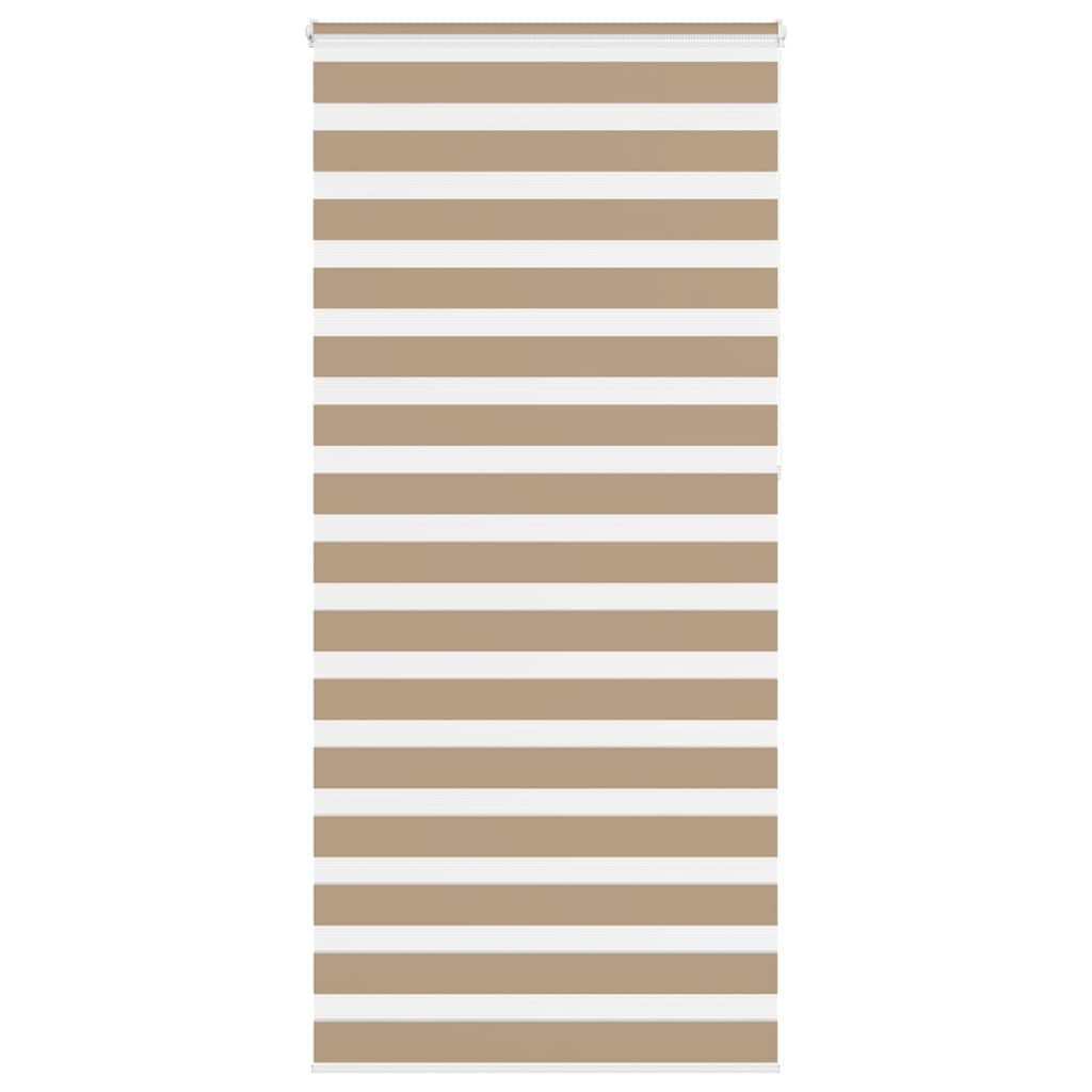 VidaXL Zebrarollo 100x230 cm Stoffbreite 95,9 cm Polyester Sandbraun