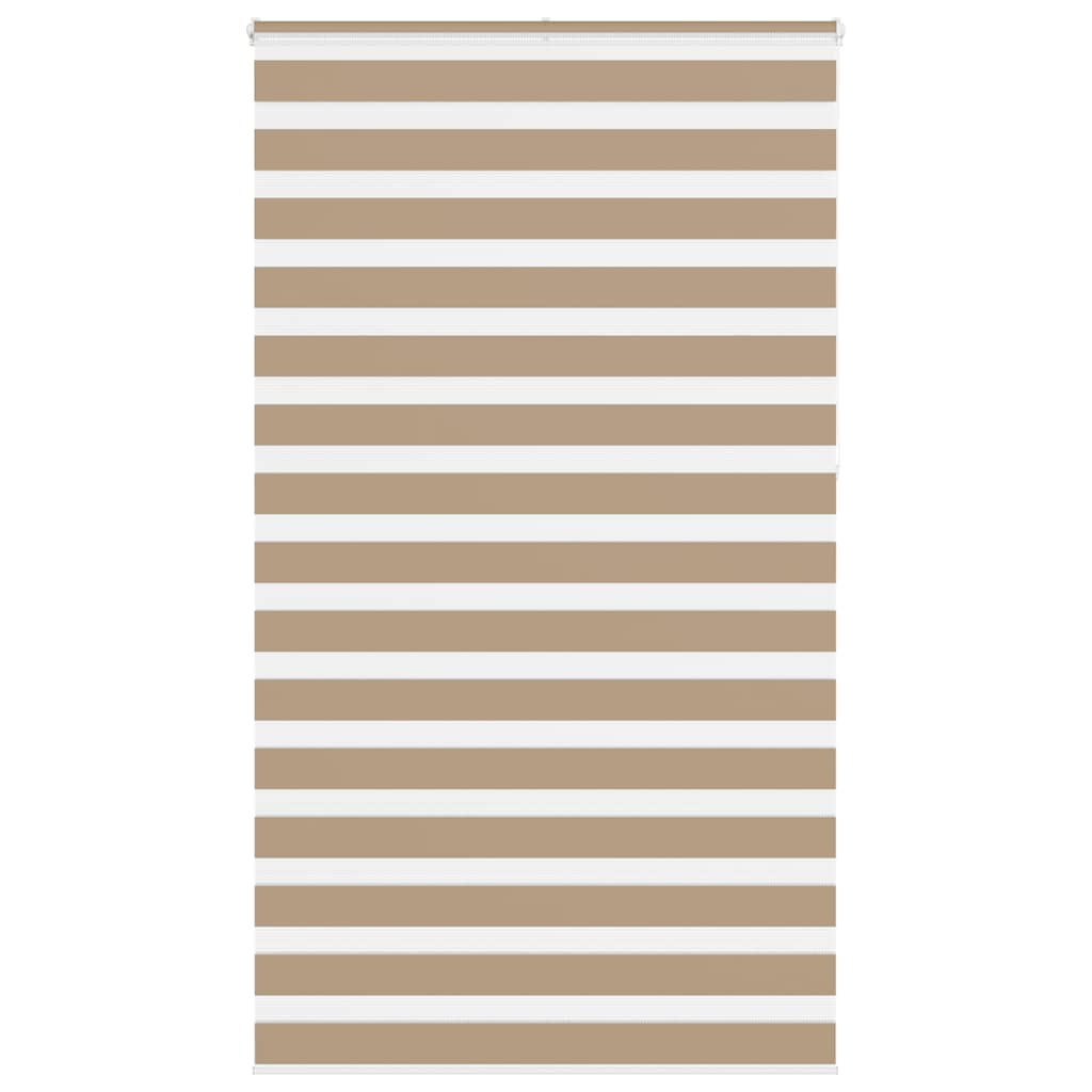 VidaXL Zebrarollo 120x230 cm Stoffbreite 115,9 cm Polyester Sandbraun