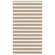 Vidaxl Zebra Blind 130x230 cm Staubbreite 125,9 cm Polyester Sandbraun